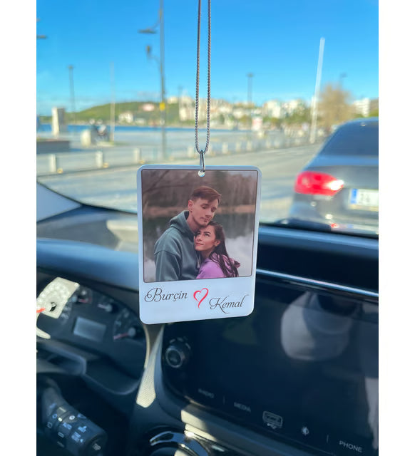Kişiye Özel Fotoğraflı Araç Süsü