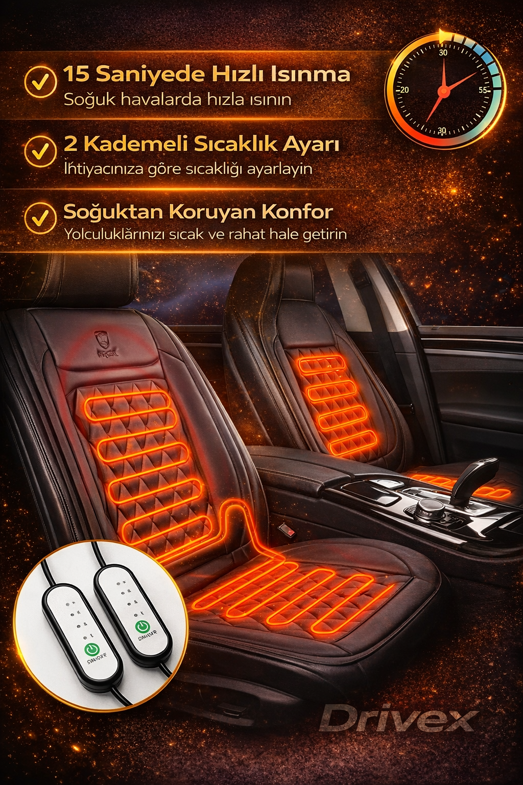 Drivex | Koltuk Isıtma