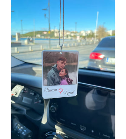 Kişiye Özel Fotoğraflı Araç Süsü